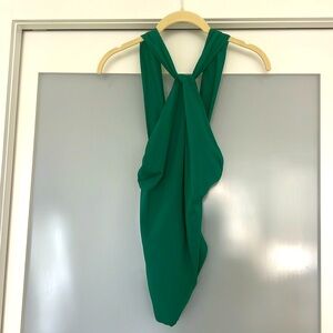 Oysho green swimsuit